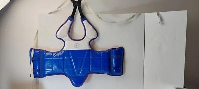 Tae Kwon Do Sparring Gear Chest Guard Blue / Red CHL Karate Martial Arts Pad  - Image 1 of 4