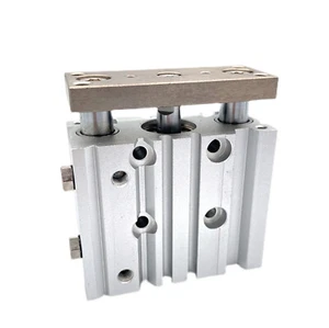 A● SMC MGPL25-40Z Compact Guide Cylinder 25mm Ball Bushing - Imagen 1 de 5