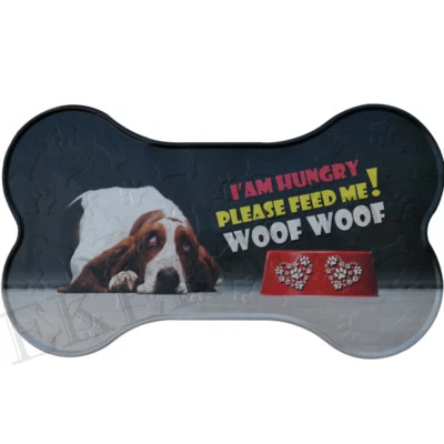 Napfunterlage Futternapf Matte Hund Futtermatte Fressnapf Fußmatte I'AM HUNGRY - Bild 1 von 2