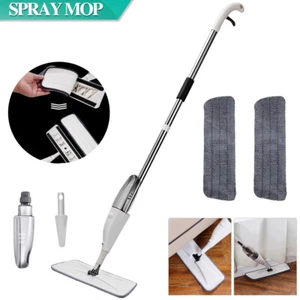 Spray Mop Microfiber Flat Mop Cleaner Household Floor Kitchen Bath Broom cleaner - Picture 1 of 14