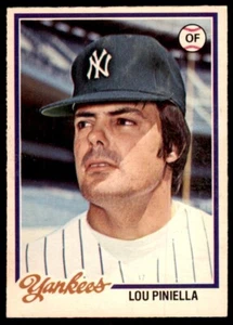 1978 O-PEE-CHEE. LOU PINIELLA NEW YORK YANKEES #82 - Picture 1 of 2