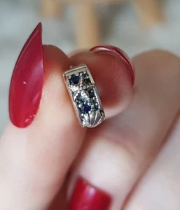 925 SILBER CHARM Murano Sicherheitskette Anhänger Pandora Armband ZIRKONIA Clip - Bild 1 von 4