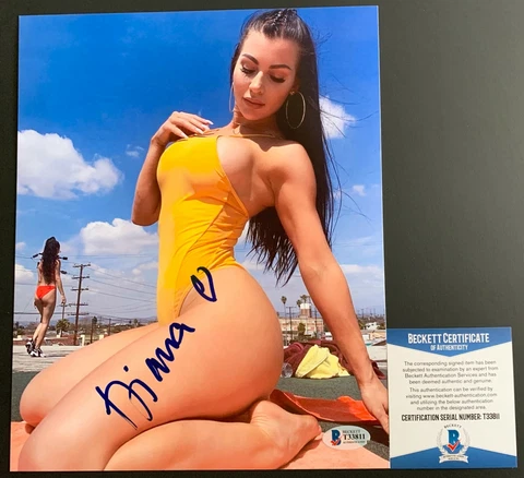 Diana Sparks Autographed 8x10 Photo Signed Hot Sexy Model With Beckett COA Cover