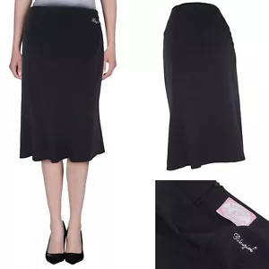 Blugirl Blumarine Gonna Donna Ginocchio Nero Trapezio Svasata S / M Small Medium - Foto 1 di 10