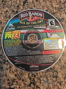 Vintage 2004 America Online Software With Red Baron Ace of the Sky Game Untested - Picture 1 of 6