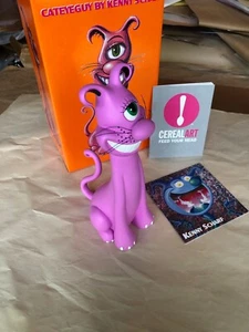 Kenny Scharf Cat-Eye-Guy Limited edition Sculpture Beyond the Streets 2020 NTWRK - Picture 1 of 12