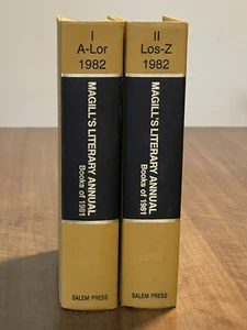 MAGILL'S LITERARY ANNUAL 1982 (Volumes 1 & 2) Vintage Hardcover, First Printings - Bild 1 von 8