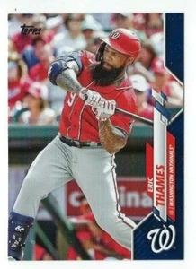Eric Thames 2020 Topps Update Series U-107 Walmart Royal Blue Parallel Nationals - Picture 1 of 1