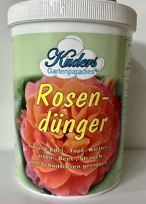 Kuders Rosen - Dünger für alle Edel-, Topf-, Klettet-, Garten-Beet 1 kg (B-W) - Bild 1 von 3