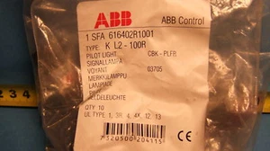 Lot of 4 pcs  ABB KL2-100R 1SFA616402R1001 Pilot light red - Picture 1 of 4