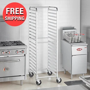 20 Pan Commercial Aluminum End Load Restaurant Bakery Bun Sheet Pan Speed Rack - Picture 1 of 6