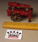 Vintage Antique Cast Iron Toy Steam Engine 3.5" farm tractor AS IS  / damaged