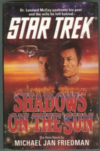 Shadows on the Sun Michael Jan Friedman Star Trek 1993 1st edition Dust Jacket - Picture 1 of 1