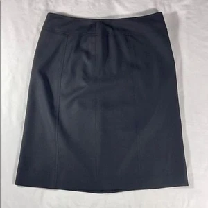 Brooks Brothers Mujer Negro Cóctel Cremallera Trasera Rodilla Falda Lápiz - Talla 10 - Imagen 1 de 9