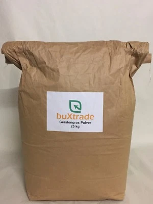 BUXTRADE 25kg Poudre D'Herbe D'Orge Jus Pure Qualité des Aliments Crus Orge