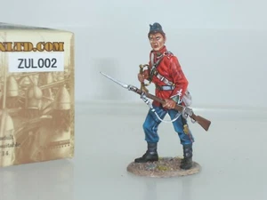 FIRST LEGION ZUL002 ZULU WAR BRITISH 24TH FOOT TRUMPETER WALKING WITH RIFLE - Picture 1 of 2