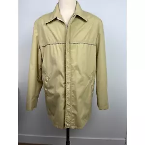 Mens Field & Stream Gordon & Ferguson Lined Windbreaker Tan 46 - Picture 1 of 8