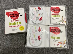 Collins Language Revolution Complete Italian Beginner’s Set by Tony Buzan - Picture 1 of 5
