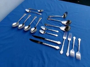 ONEIDA COMMUNITY *SATINIQUE* ( LOT OF 17 ASSORTED PIECES ) UNUSED - Picture 1 of 10