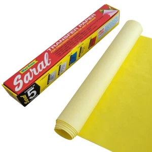 (20,67€/m²) Saral Transferpapier 30 g/m² gelb Durchschreibepapier, 30,5 x 366 cm - Bild 1 von 1