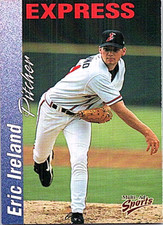 2000 Multi-Ad Round Rock Express Minor League Baseball #14 Eric Ireland