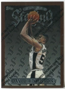 1996-97 Topps Finest Sterling #60 David Robinson San Antonio Spurs - Bild 1 von 2