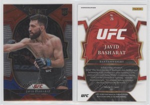 2023 Panini Select UFC Concourse Red & Blue Javid Basharat #26 Rookie RC