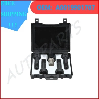 A0019901707 5Pcs M14x1.5x45 Wheel Set Studs Lugs Long Safety Bolts For Mercedes - Image 1 of 3