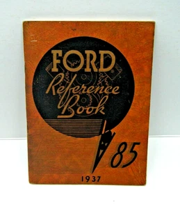 Collectibllle Vintage Antique 1937 Ford V-8 Reference Book - Picture 1 of 7