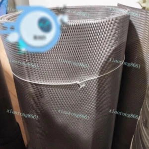 1X  Metal Titanium Mesh Sheet Perforated Plate Expanded 300mm X 300mm X 0.5mm ~ - Picture 1 of 3