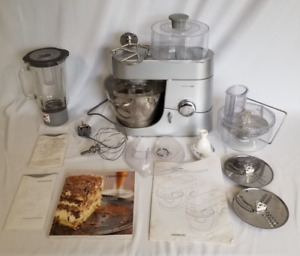 Kenwood Chef KM001 Food Mixer Processor and Blender incl Attachments WORKING