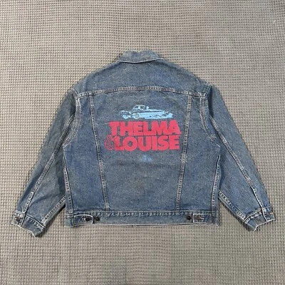Vintage 1991 Thelma & Louise Movie Promo Denim Jacket XL - Image 1 of 4