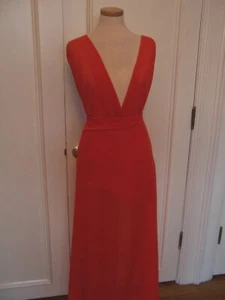 TELA DE GASA DE MICROFIBRA LAVABLE ROJO BRILLANTE 4yd transparente aturdidor - Imagen 1 de 7