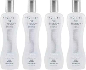 Biosilk Silk Therapy Original Leave in Hair Serum Treatment 167ml -4 PACKS LOT - Picture 1 of 3