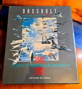 Dassault 1945-1995: 50 years of aeronautical adventure—2 volumes, SEALED (I4-39) - Imagen 1 de 6