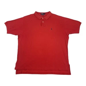 Polo Ralph Lauren Hemd Herren 2XL Rot Baumwolle Kurzarm Golf Sport - Bild 1 von 6