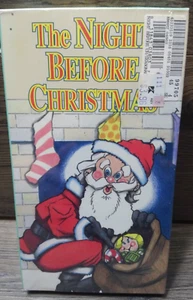 NEW! THE NIGHT BEFORE CHRISTMAS 1994 VHS + The Candle Maker Sing-A-Long - Picture 1 of 3