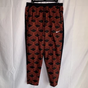 Pantaloni Nike Running Team Kenya Shield Rosso Nero CV0398-673 Adulto Taglia Large - Foto 1 di 3