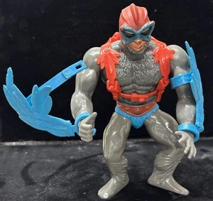 Vintage He-Man Masters of the Universe Stratos Blue Wings komplett Actionfigur - Bild 1 von 9