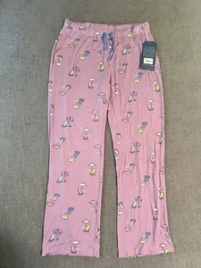 Life Is Good Sleep Pants Women’s S Beach Life Pattern All Over Print Pockets NWT - Picture 1 of 12