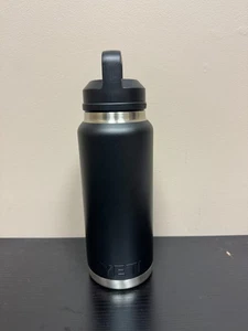 Yeti Rambler 36 oz Vacuum Insulated Bottle with Chug Cap Stainless Steel Black - Bild 1 von 2