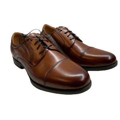 Florsheim Men's Medfield Plain Toe Oxford Dress Shoe 15EEE Brown Lace-up Formal - Image 1 of 4