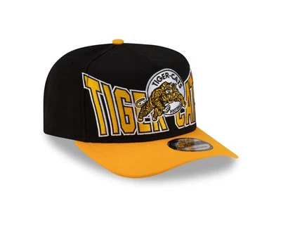 Para hombres 9FIFTY CFL Hamilton Tiger-Cats Big Block Marco A Césped Tradición Sombrero - Dorado Foto 1 de 4