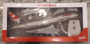 Herpa SWISS AIR Boeing 777-300ER 1/200 Scale Snap Fit 601698 - Picture 1 of 2