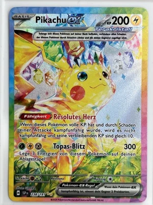 Pokémon Karte Pikachu ex 238/191 alt art/ Secret rare Near Mint Deutsch - Bild 1 von 2