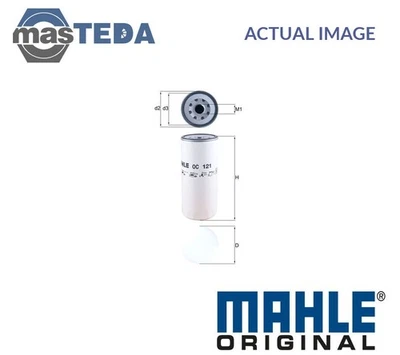 OC 121 ENGINE OIL FILTER MAHLE ORIGINAL FOR ERF B-SERIE,C-SERIE,M-SERIE - Image 1 of 4