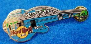 Guitarra Pittsburgh 2004 Fort Duquesne Bridge Serie 2004 #1 Hard Rock Café PIN LE - Imagen 1 de 1