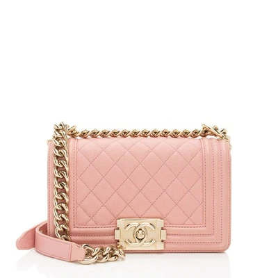 Bolso Chanel de cuero caviar pequeño para niño Foto 1 de 4