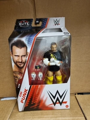 WWE CM Punk Elite Collection Wrestling Figure #113 Mattel New