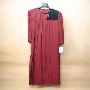 Vintage Maman® Red & Black Checkered Light Dress Made in Italy '80s Sizes 10-12 - Picture 1 of 12